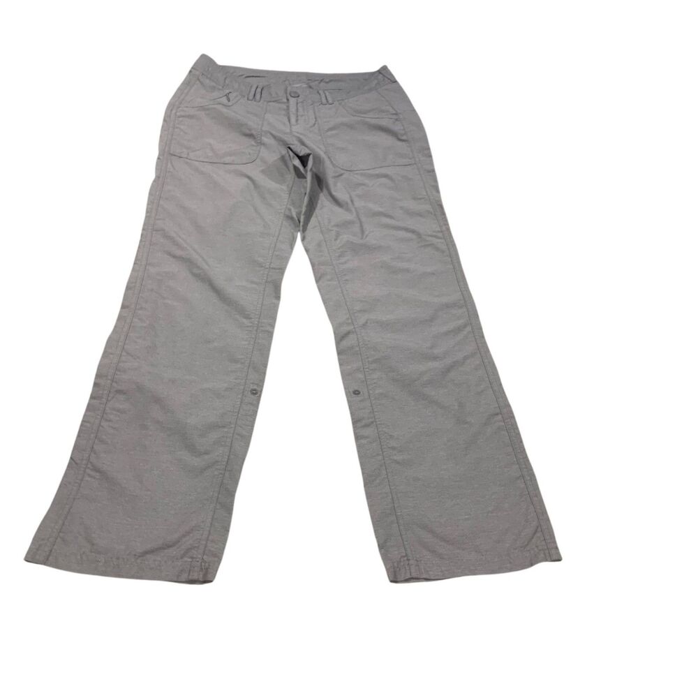 The North Face Womens Gray Hiking Convertible Roll Up Pants 6 Gorpcore Hiking